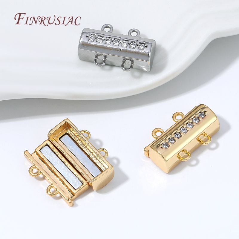 Gold Plated Jewelry - 자석 목걸이 잠금장치 18K 금도금 커넥터