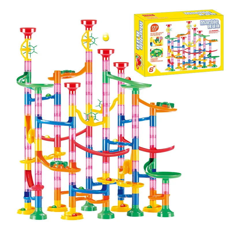 Marble Coaster Set - 50-142개 3D 미로 볼 롤링 장난감