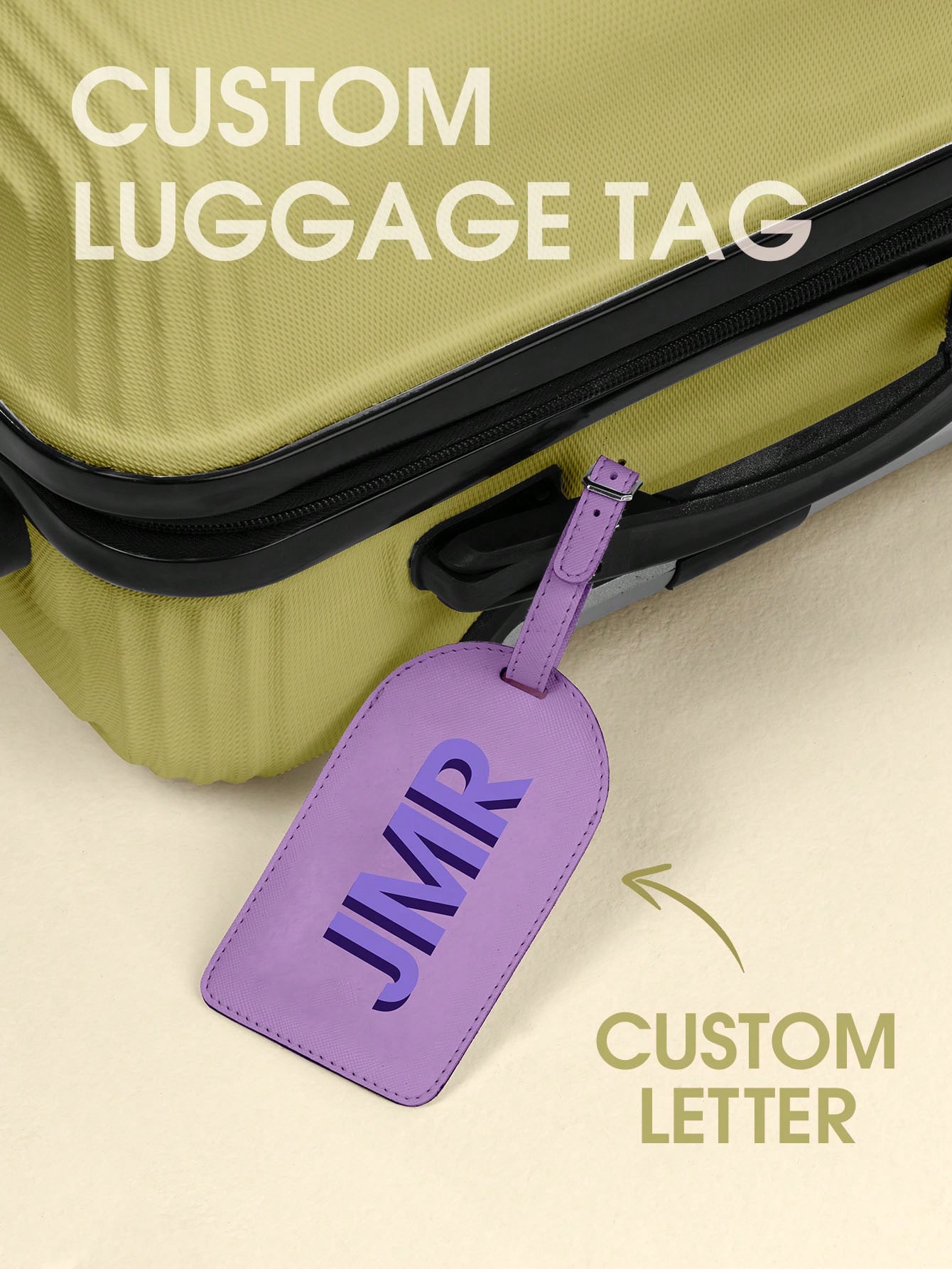 개인 맞춤 이니셜 러기지 태그, PU 가죽 여행 가방  - Travel Luggage Set 리뷰 및 가격