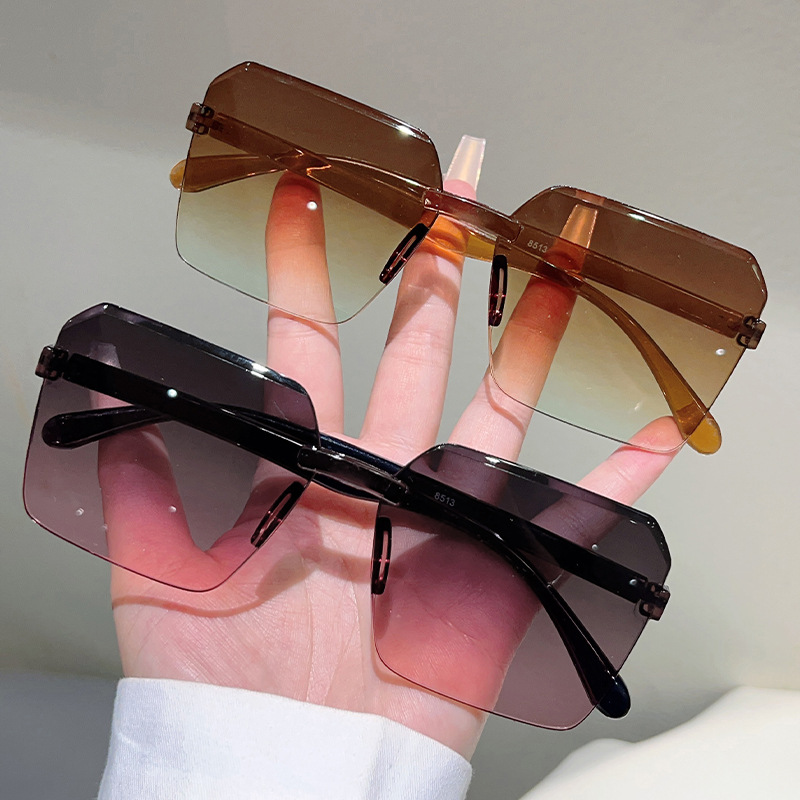 뉴 빈티지 프레임리스 선글라스 패션 PC 프레임 선글라 - Designer Sunglasses 리뷰 및 가격