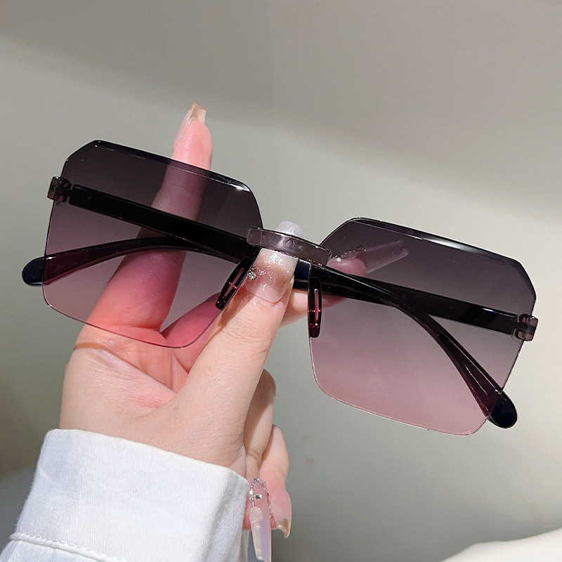 뉴 빈티지 프레임리스 선글라스 패션 PC 프레임 선글라 - Designer Sunglasses 리뷰 및 가격