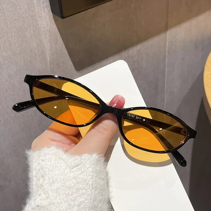 새로운 레트로 스타일의 작은 타원형 선글라스, 여성용  - Designer Sunglasses 리뷰 및 가격
