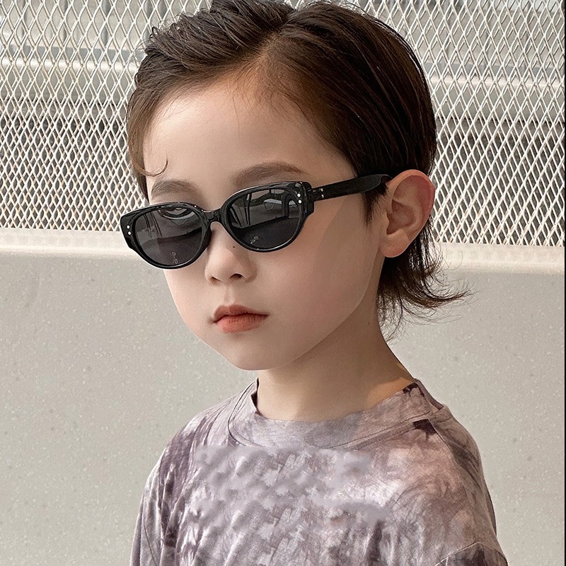 새로운 어린이용 선글라스, 남아용 자외선 차단 레트로  - Sunglasses Uv400 리뷰 및 가격