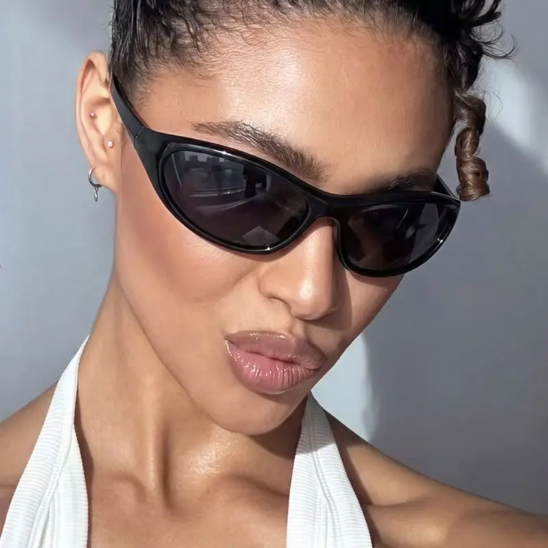 Y2K 스타일의 펑크 스포츠 선글라스, 남녀 공용, 통 - Designer Sunglasses 리뷰 및 가격