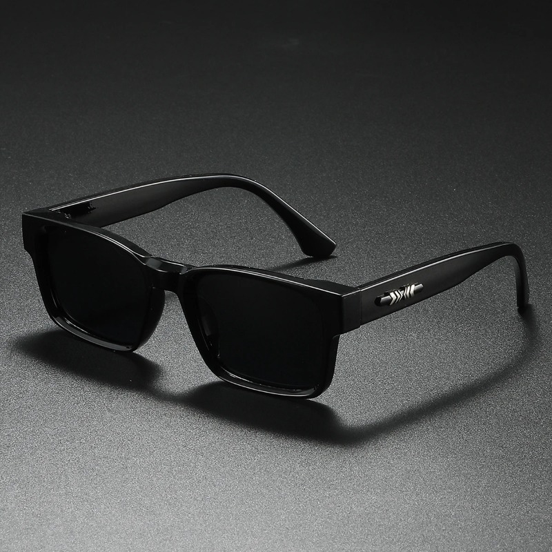 고품질 남성용 사각 편광 선글라스, 메탈 코어 선글라스 - Sunglasses Uv400 리뷰 및 가격