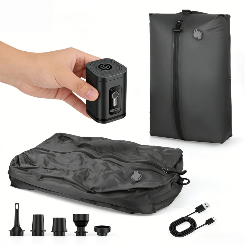 진공 압축 보관 가방, 방수 공간 절약형 의류 포장 큐 - Travel Luggage Set 리뷰 및 가격