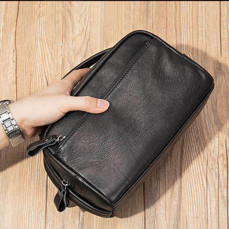 Luufan 남성용 부드러운 정품 가죽 클러치 백, 대 - Leather Wallet Men 리뷰 및 가격