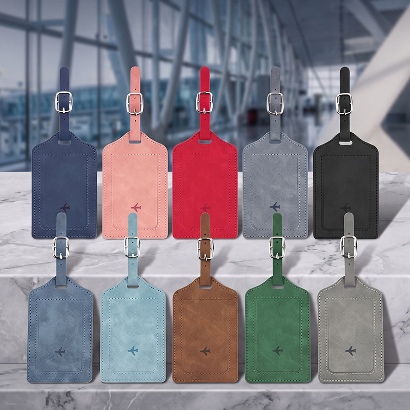 1개 PU 가죽 러기지 태그 여성 남성 여행 액세서리  - Travel Luggage Set 리뷰 및 가격