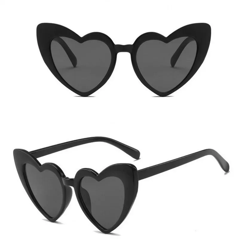 만화 스타일의 흰색 하트 모양 선글라스, 여성용 패션  - Sunglasses Uv400 리뷰 및 가격