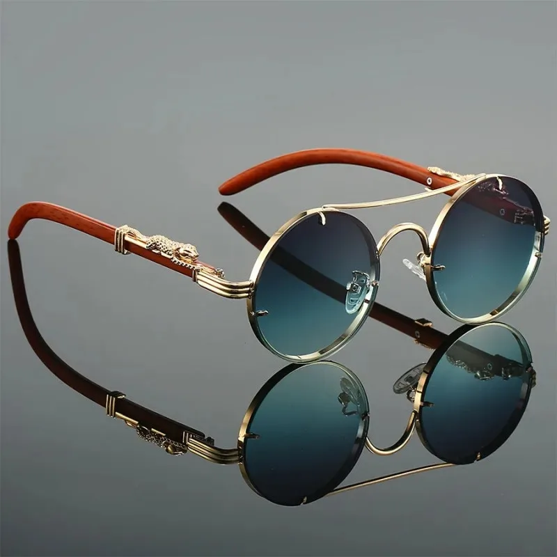 빈티지 스타일의 둥근 프레임 선글라스, 남성용, 여성용 - Designer Sunglasses 리뷰 및 가격