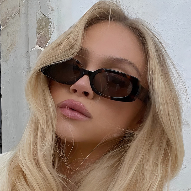 1pcs 라이트 럭셔리 직사각형 선글라스 미니멀리스트  - Designer Sunglasses 리뷰 및 가격