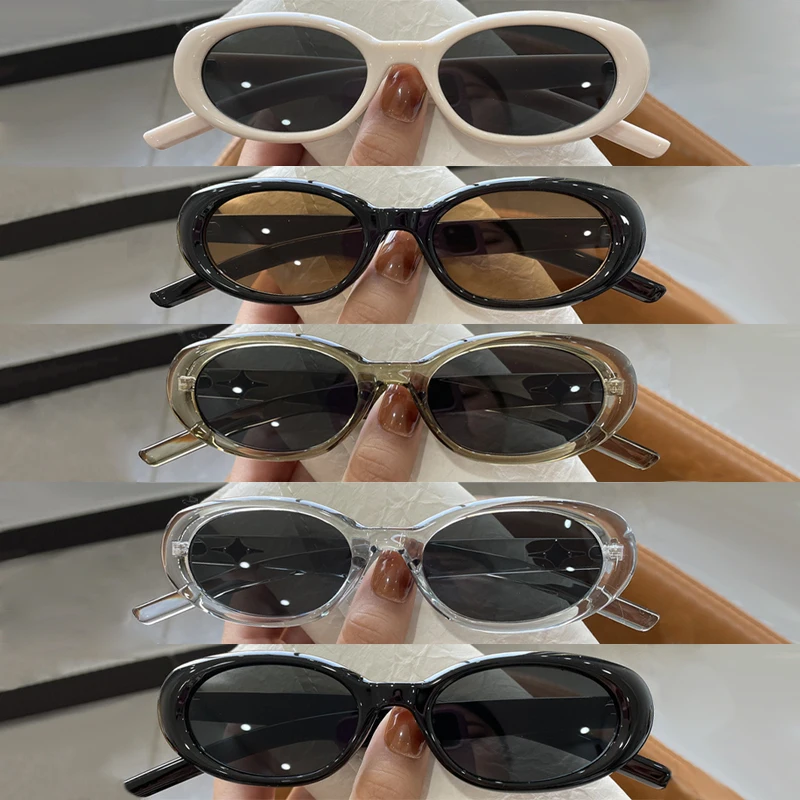 새로운 스타일의 작은 프레임의 타원형 선글라스, 클래식 - Sunglasses Uv400 리뷰 및 가격