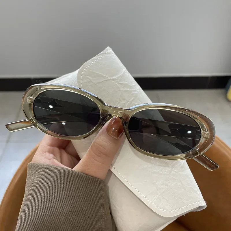 새로운 스타일의 작은 프레임의 타원형 선글라스, 클래식 - Sunglasses Uv400 리뷰 및 가격