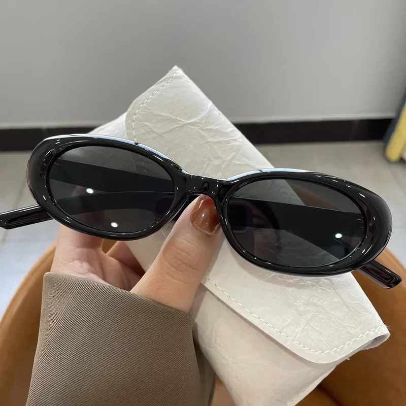 새로운 스타일의 작은 프레임의 타원형 선글라스, 클래식 - Sunglasses Uv400 리뷰 및 가격