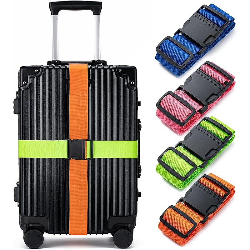 4개의 수하물 스트랩 세트, 수하물 고정 스트랩, 여행 - Travel Luggage Set 리뷰 및 가격