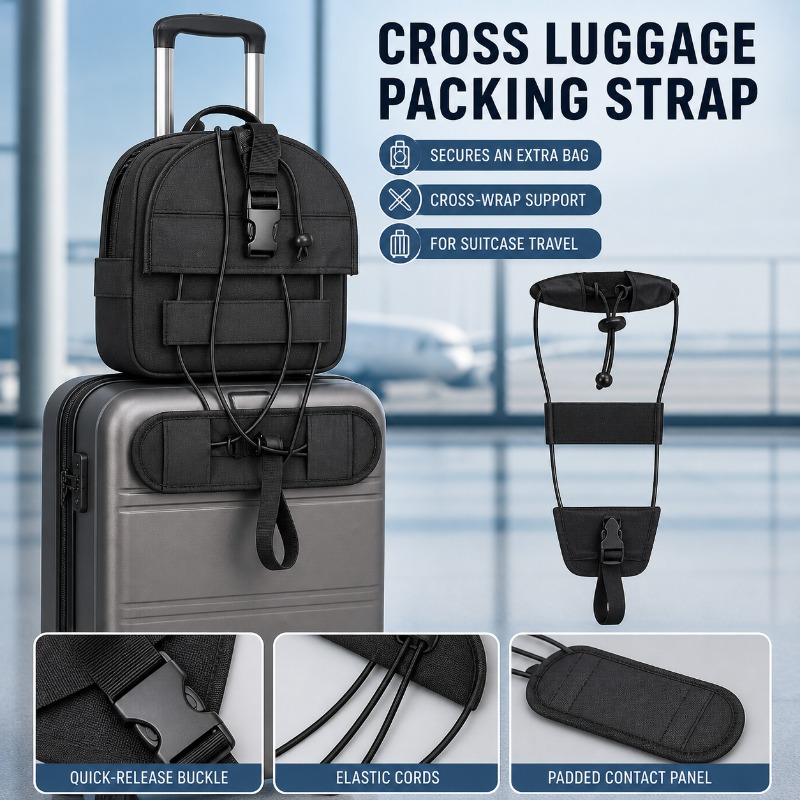1개 내마모성 옥스포드 크로스 러기지 스트랩 여행용 수 - Travel Luggage Set 리뷰 및 가격